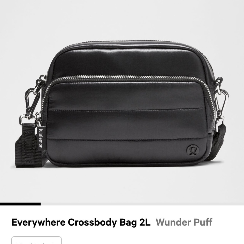 Lululemon Athletica Black Belt Bag Sleek Minimalist Design